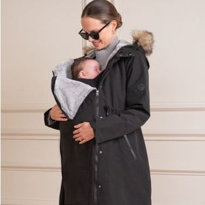 Seraphine black maternity jacket